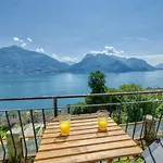 شقة Pezzo 2-bedroom Lakeview With Shared Garden And Terrace سان سيرو